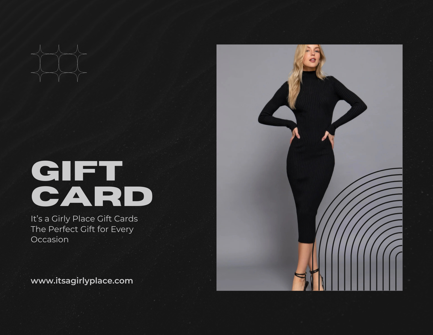 IT'S a GIRLY PLACE GIFT CARD