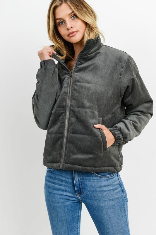 Puffy Long Sleeves Jacket - It's a Girly Place
