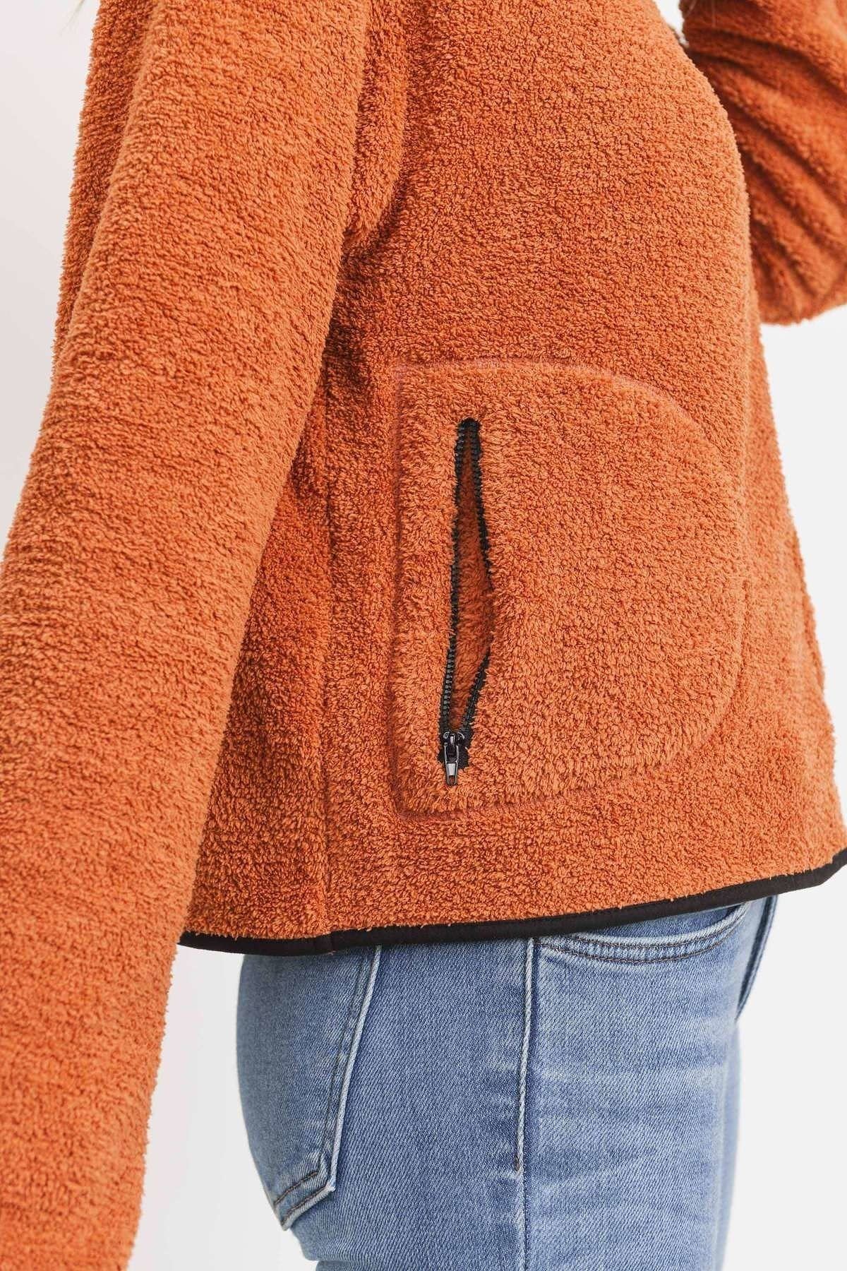 Long Sleeve Half Zipper Pullover Loopie Terry - It's a Girly Place