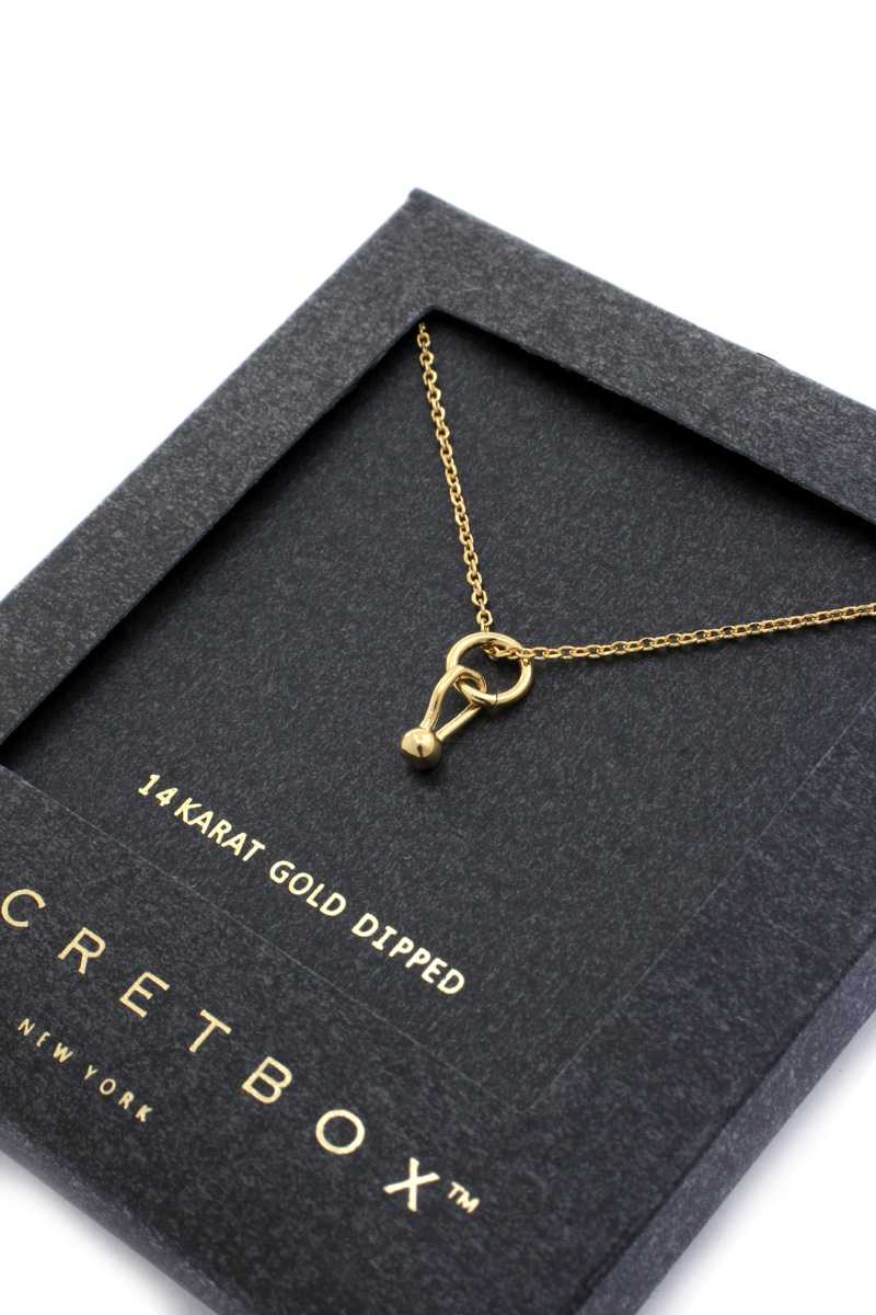 Secret Box Dainty Ring Charm Necklace - It's a Girly Place