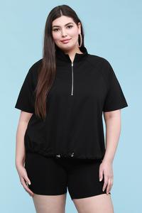 Plus Size French Terry Pullover Sweatshirt - It's a Girly Place