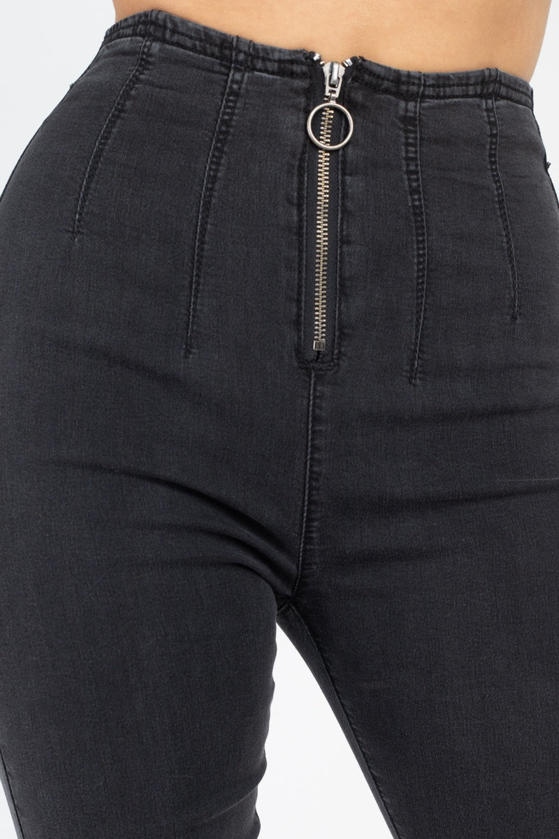 High Waist Denim Jeans - It's a Girly Place