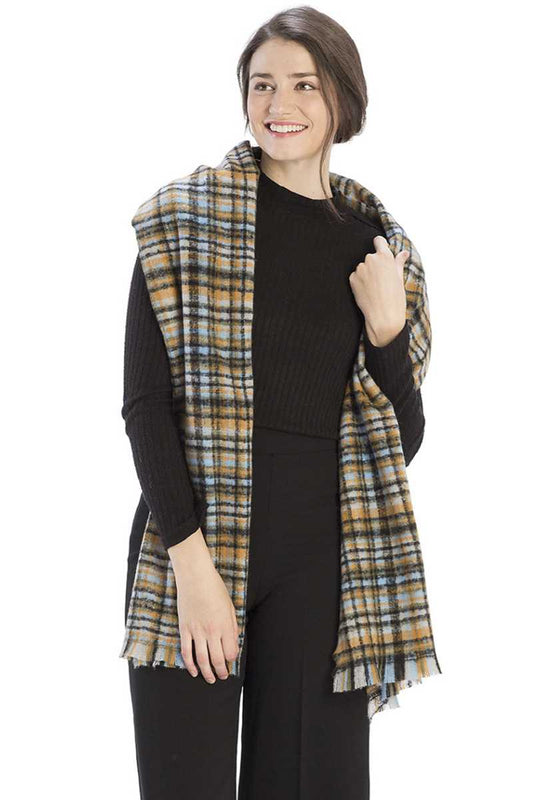 Colored Plaid Checkered Scarf - It's a Girly Place
