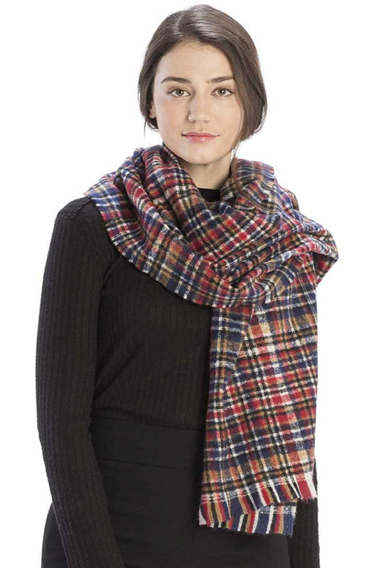 Colored Plaid Checkered Scarf - It's a Girly Place