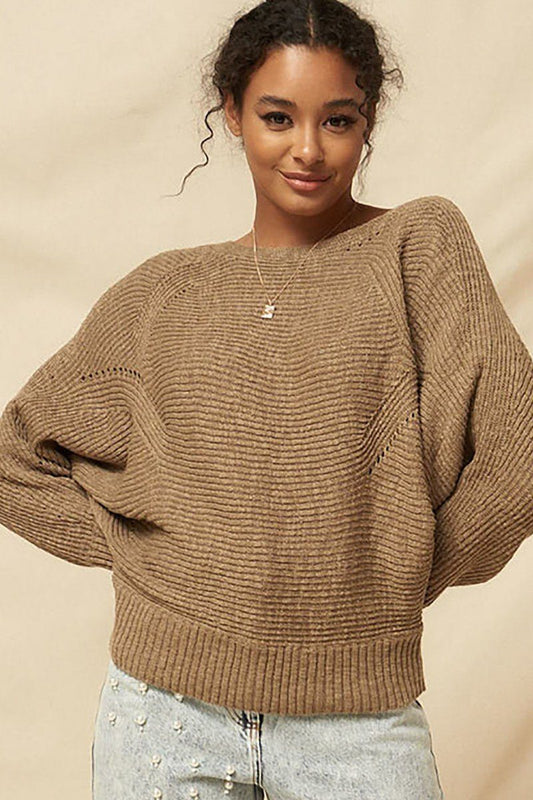 A Ribbed Knit Sweater - It's a Girly Place