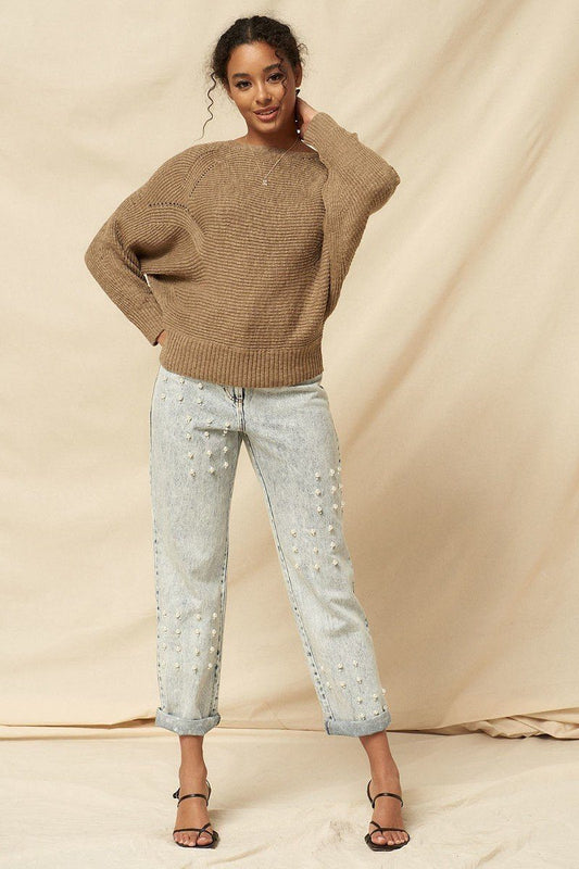 A Ribbed Knit Sweater - It's a Girly Place