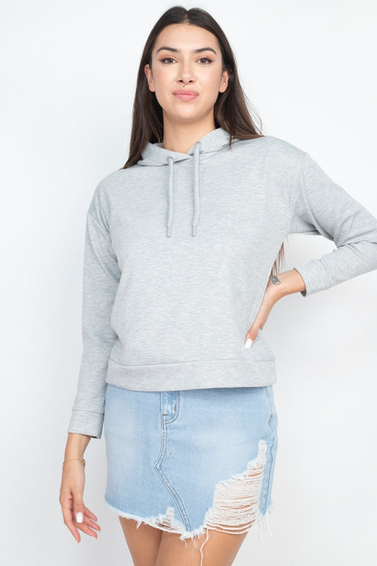 Self-tie Drawstrings Hoodie - It's a Girly Place