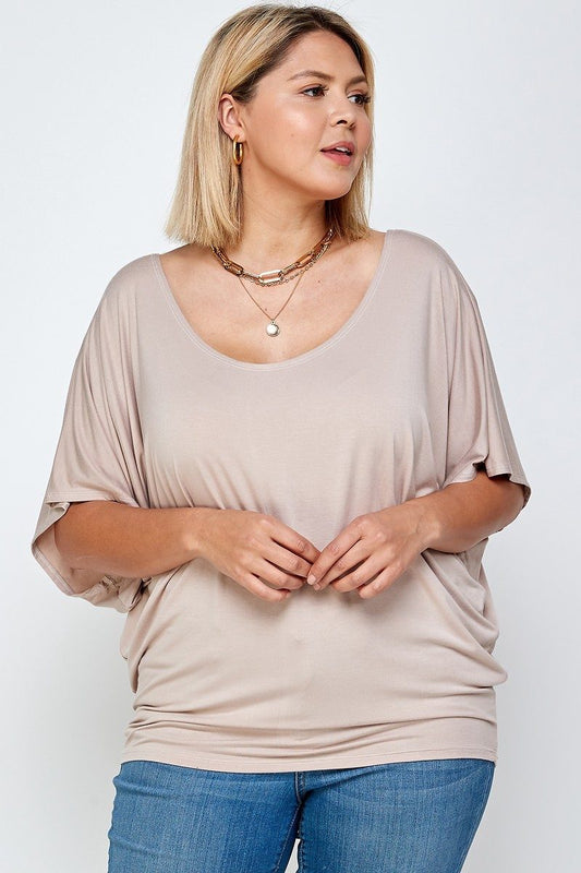 Solid Knit Top, With A Flowy Silhouette - It's a Girly Place