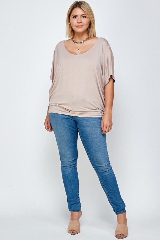 Solid Knit Top, With A Flowy Silhouette - It's a Girly Place