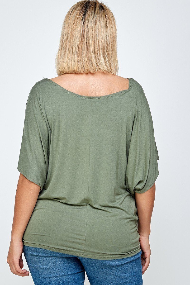 Solid Knit Top, With A Flowy Silhouette - It's a Girly Place