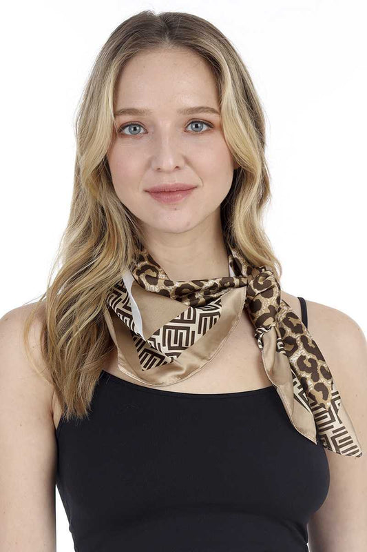 Fashion Leopard Pattern Print Neck Scarf - It's a Girly Place