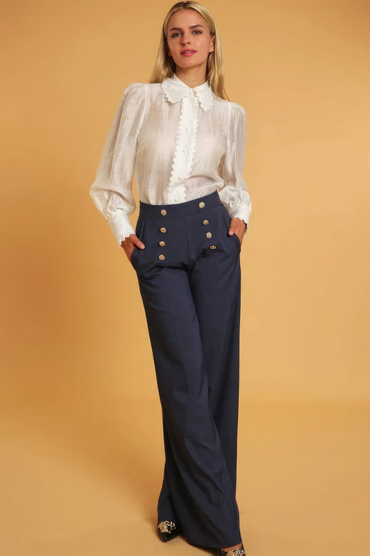High Waisted Dressy Pants - It's a Girly Place