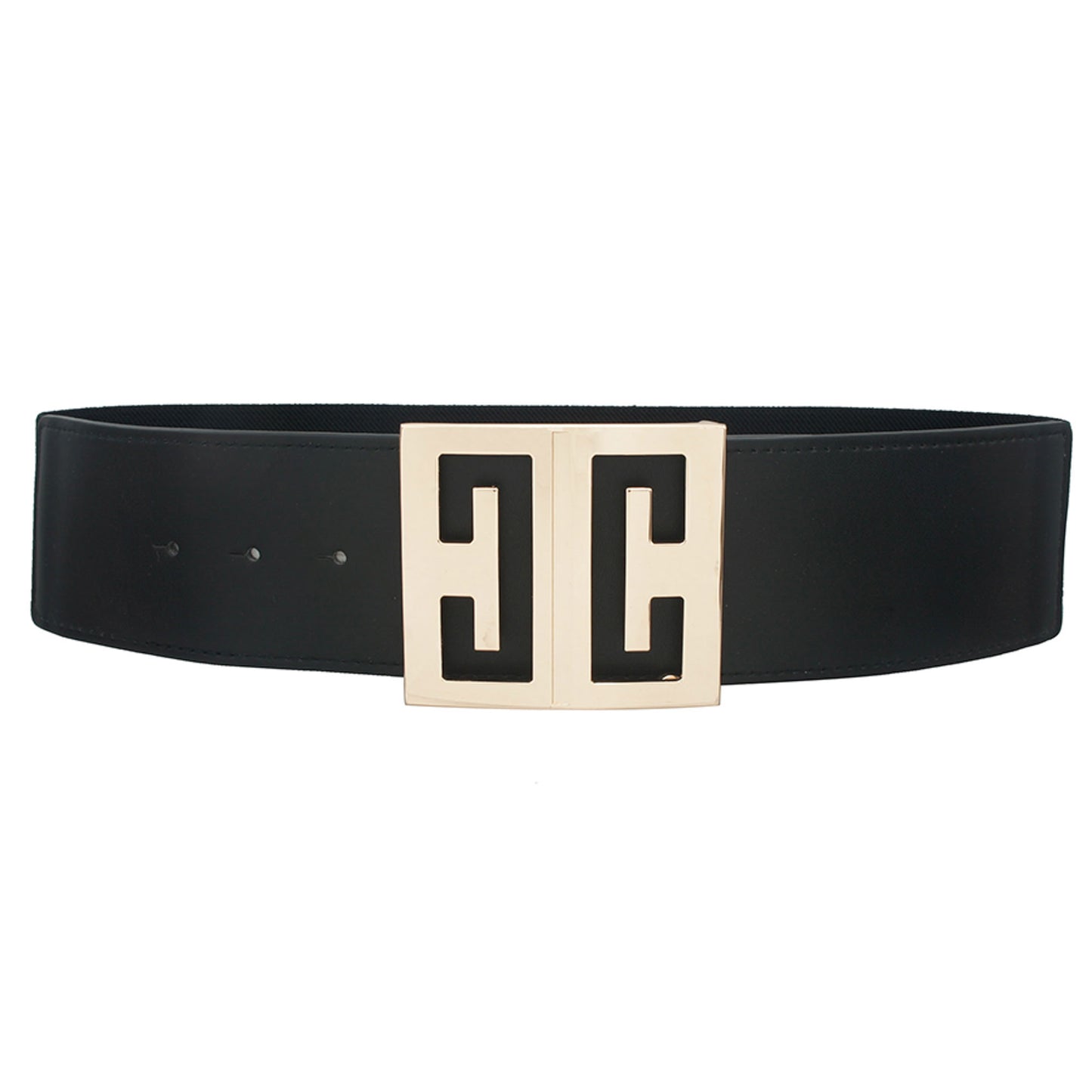 Mirror Cut Out Square Buckle Belt - It's a Girly Place