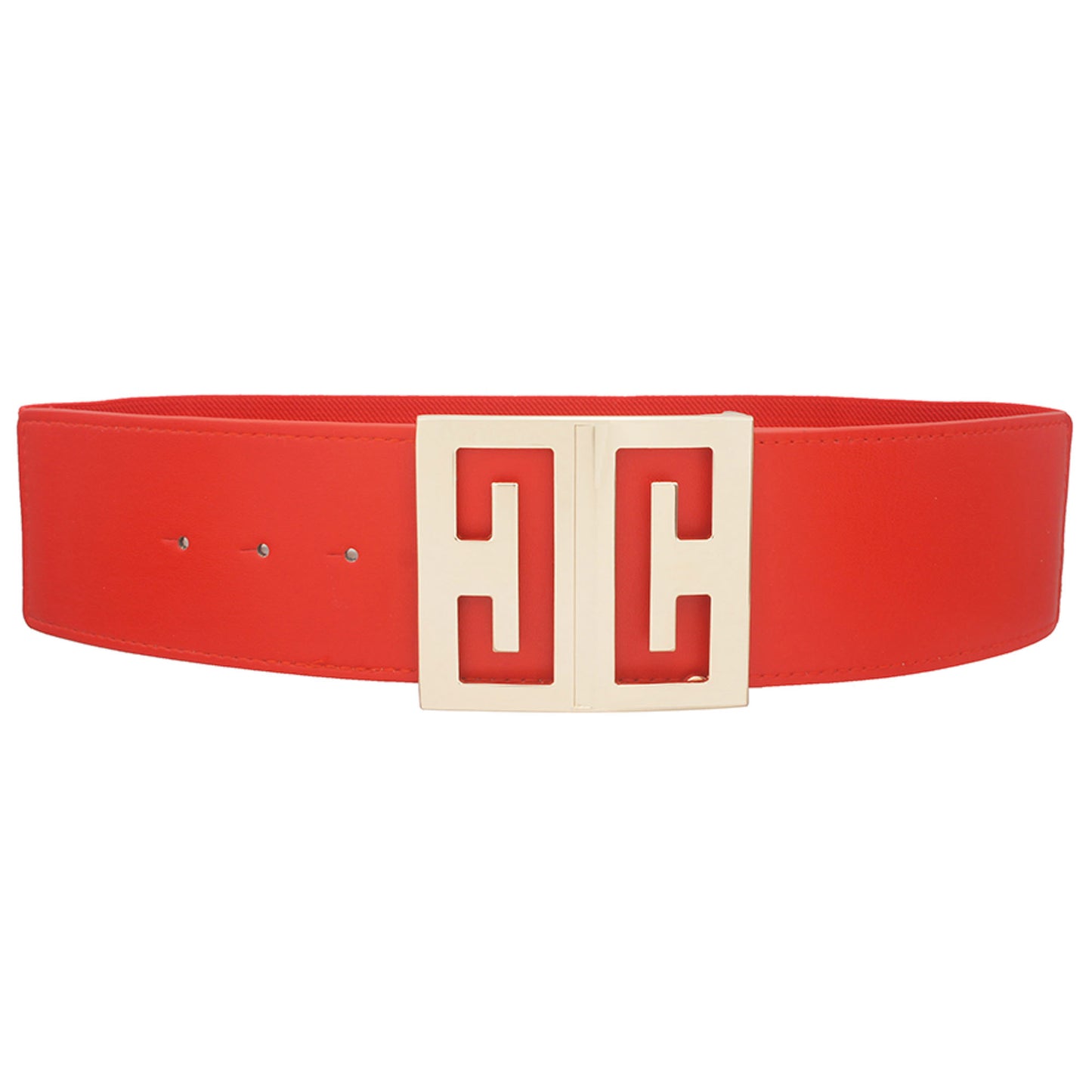 Mirror Cut Out Square Buckle Belt - It's a Girly Place