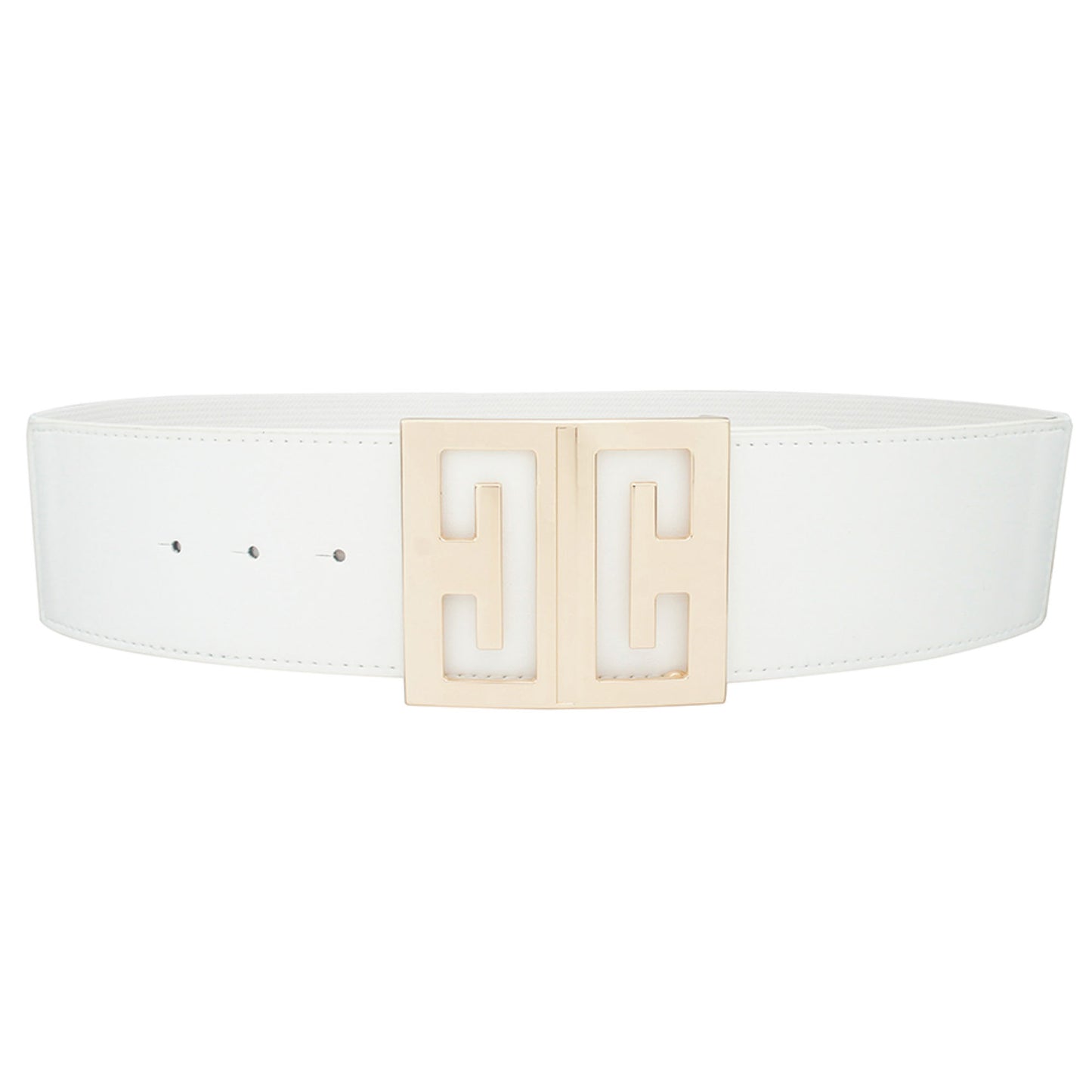 Mirror Cut Out Square Buckle Belt - It's a Girly Place