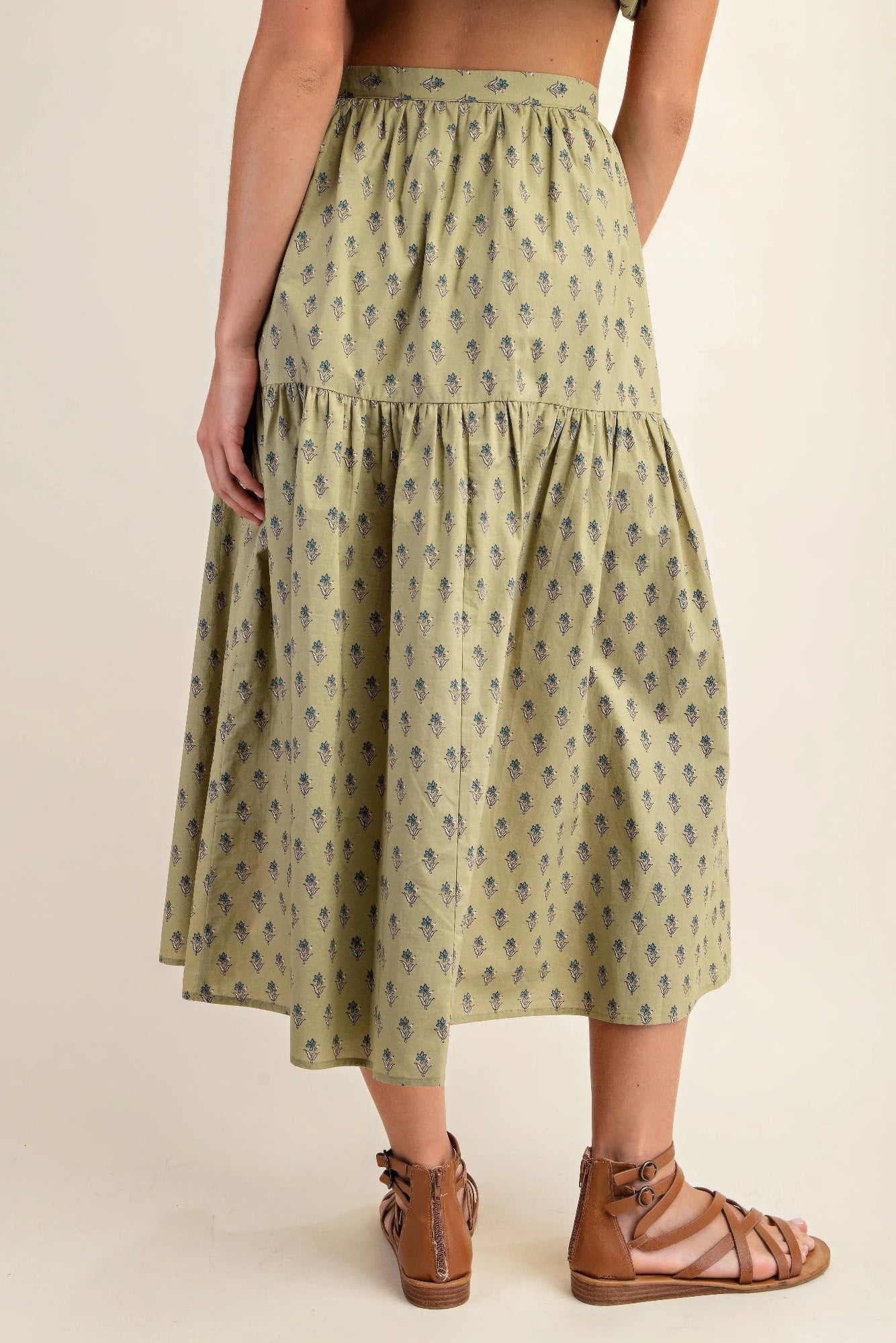 Printed tired midi skirt - It's a Girly Place