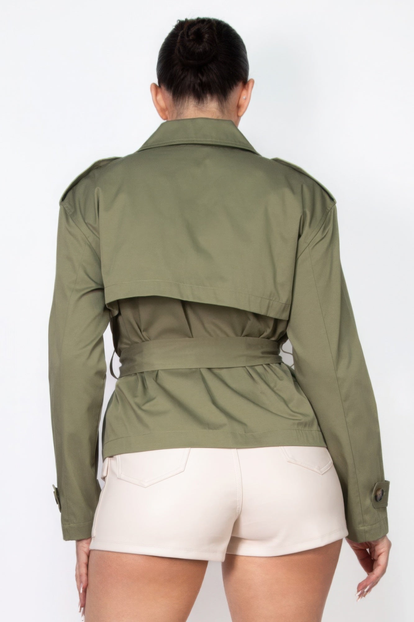 Double-breasted Waist-tie Trench Coat - It's a Girly Place