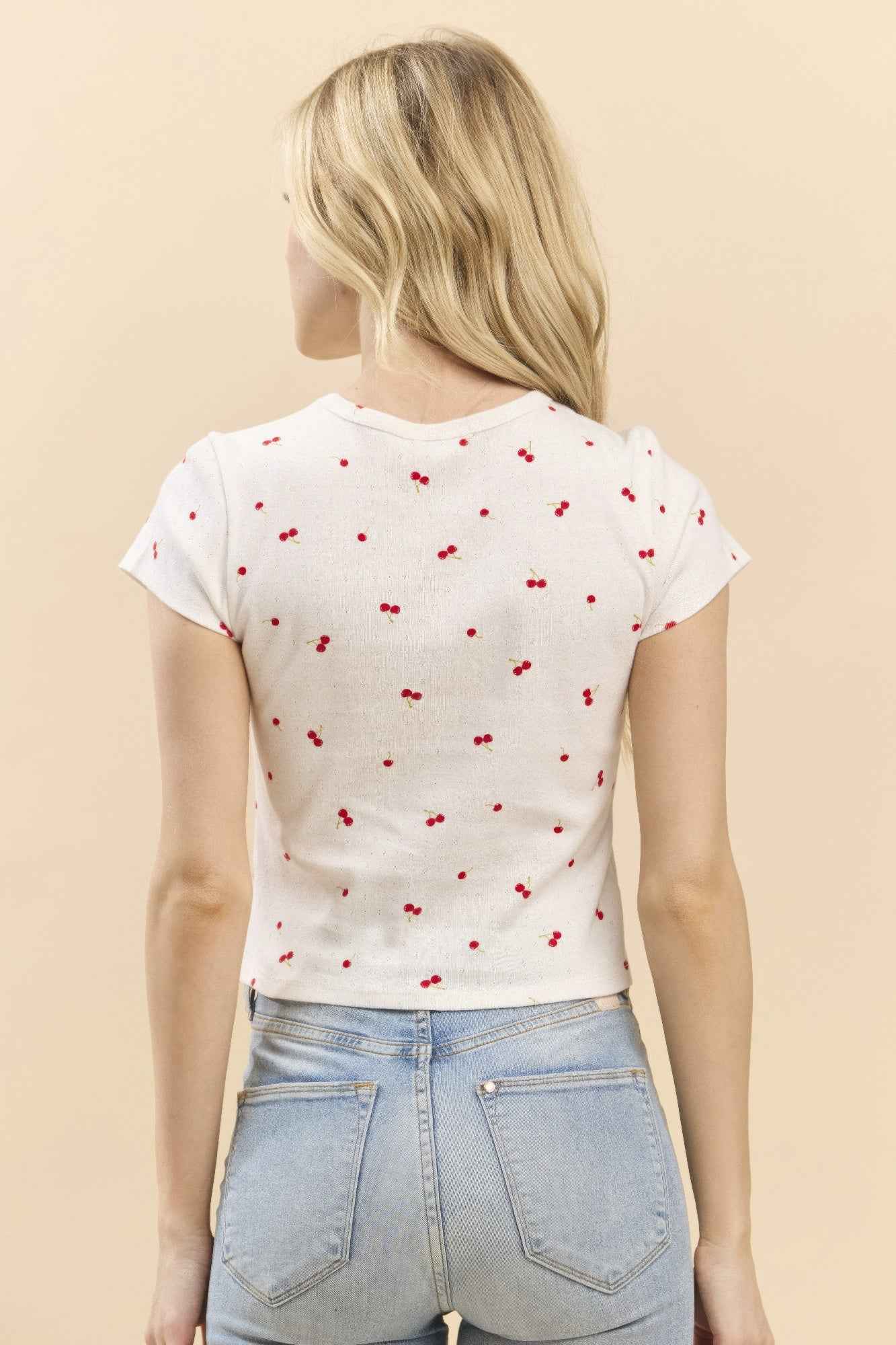 Short Sleeve Printed Baby Tee