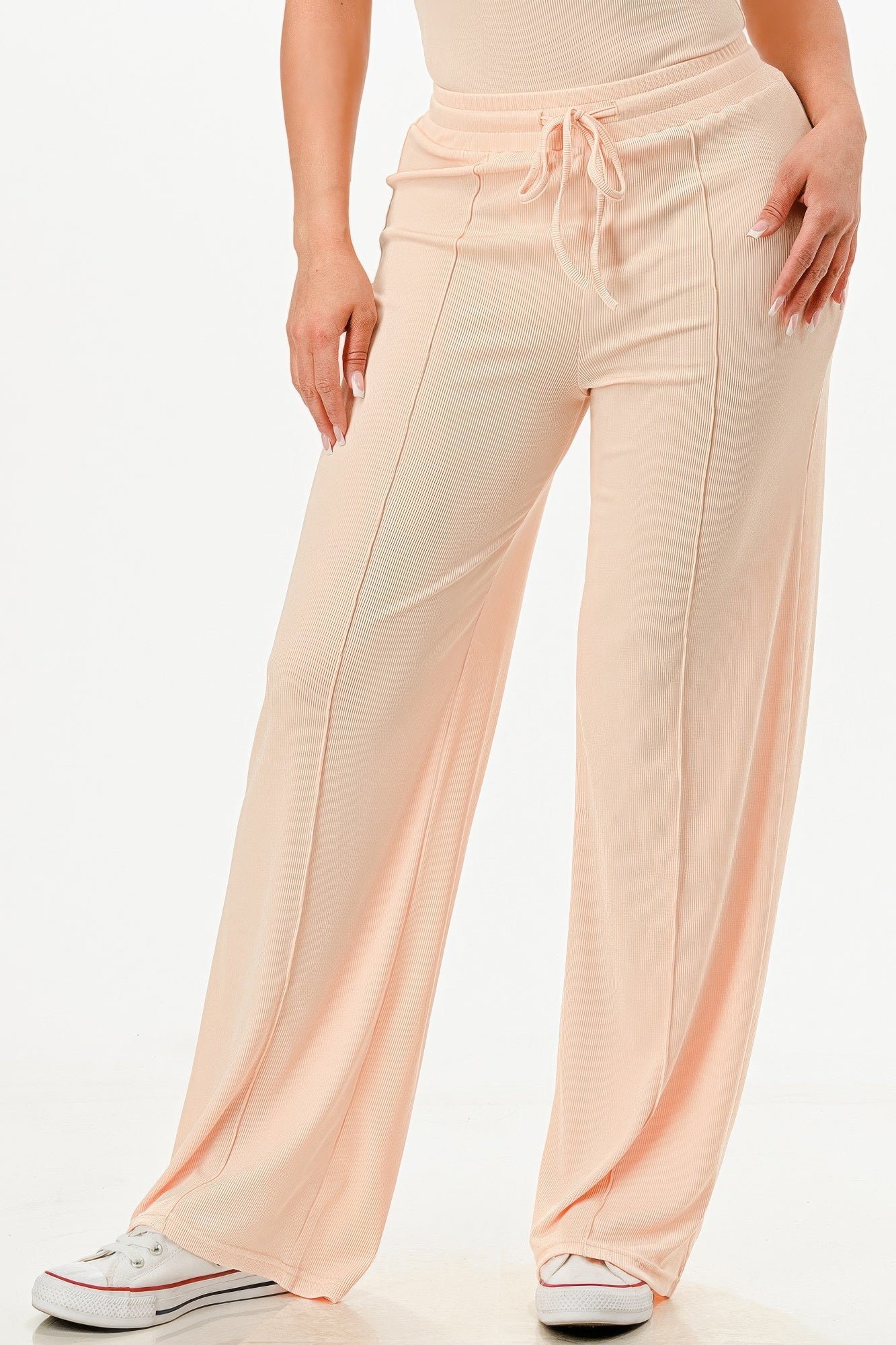 Ribbed Bodysuit And Pants Set - It's a Girly Place