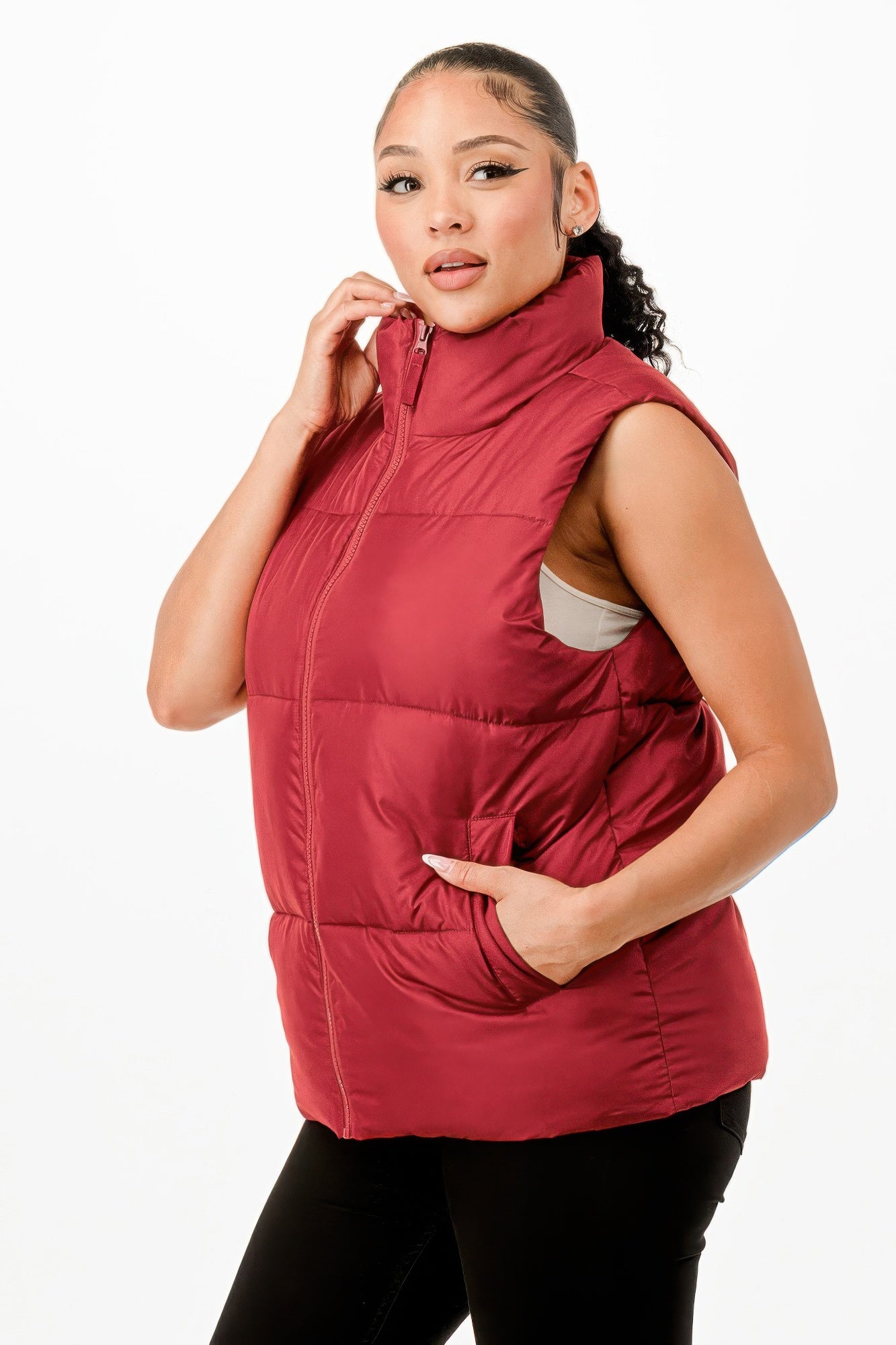 Oversized Puffer Vest - It's a Girly Place