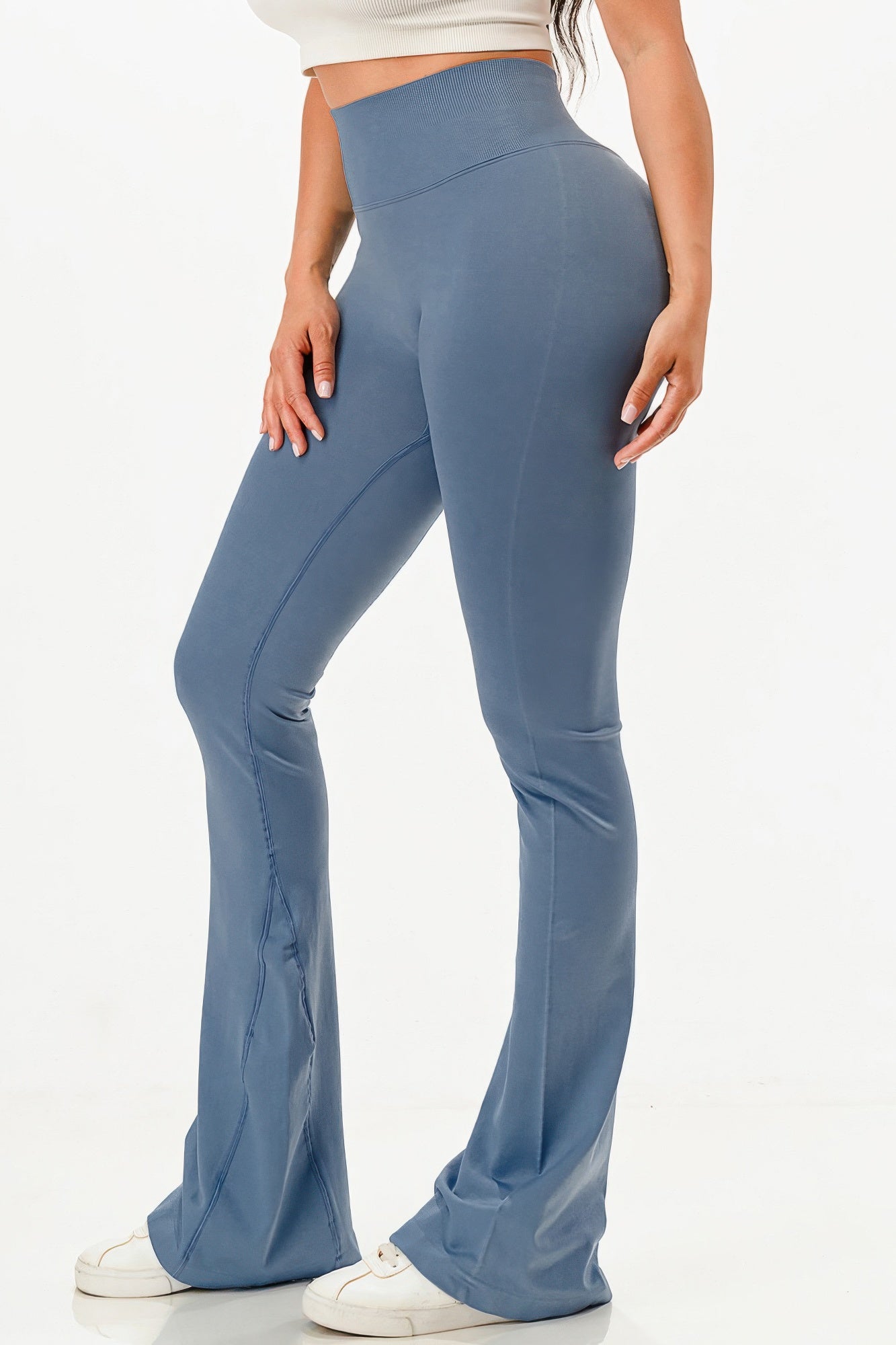 Premium Seamless Bell Bottom Work Out Flare Pants - It's a Girly Place