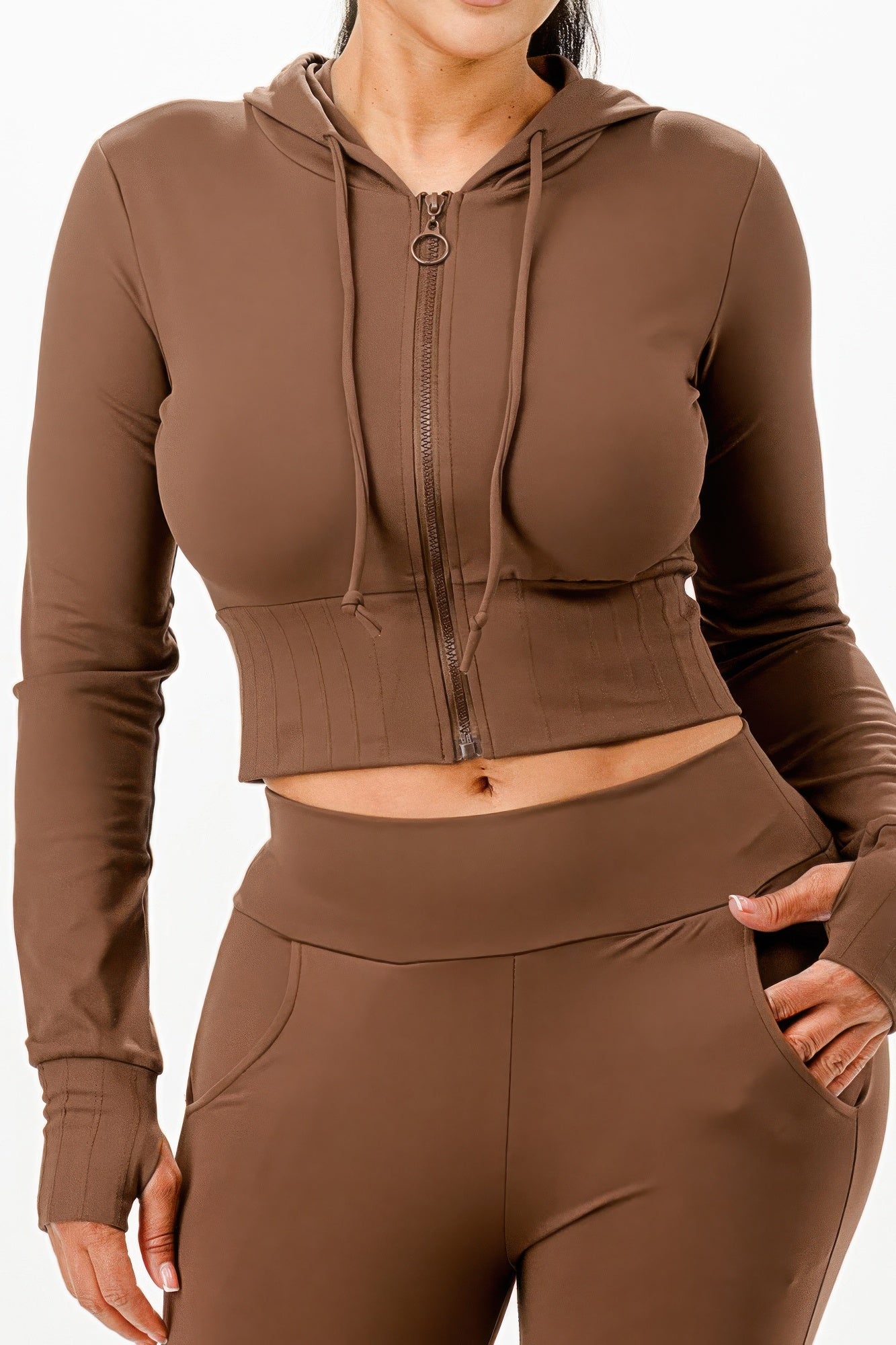 Butter Soft Crop Hoodie And Flare Pants Set - It's a Girly Place