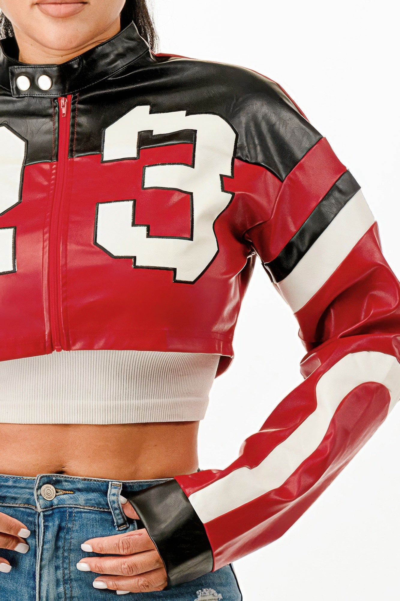 Cropped Moto Jacket - It's a Girly Place