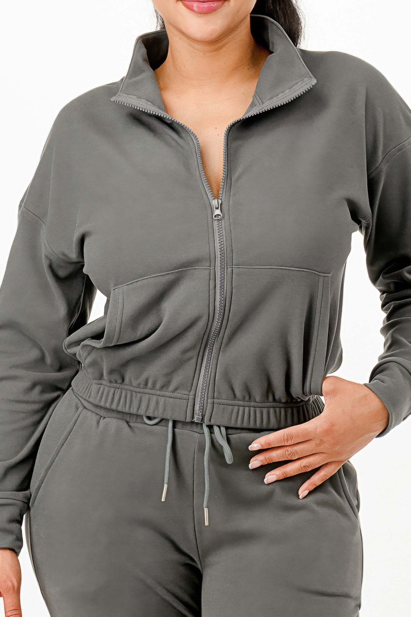 Soft Zipup Track Suit Set - It's a Girly Place