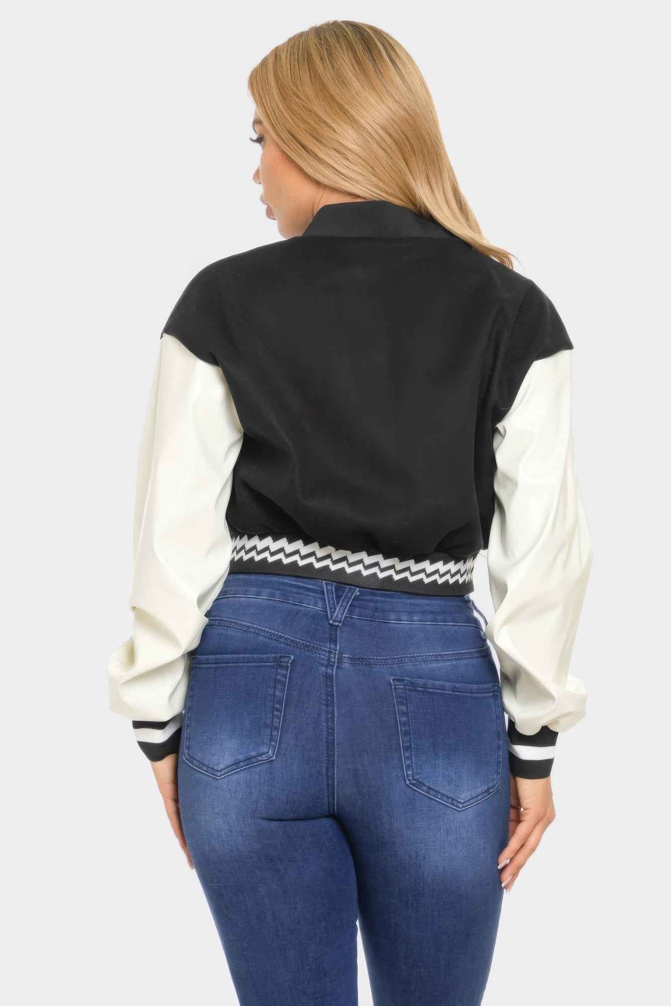 Varsity Patchwork Y2k Jacket