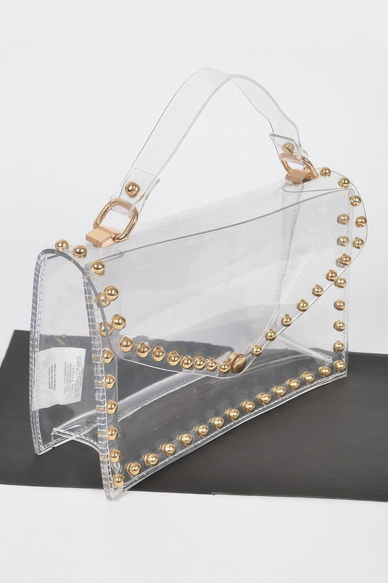 Round Stud Clear Bag - It's a Girly Place