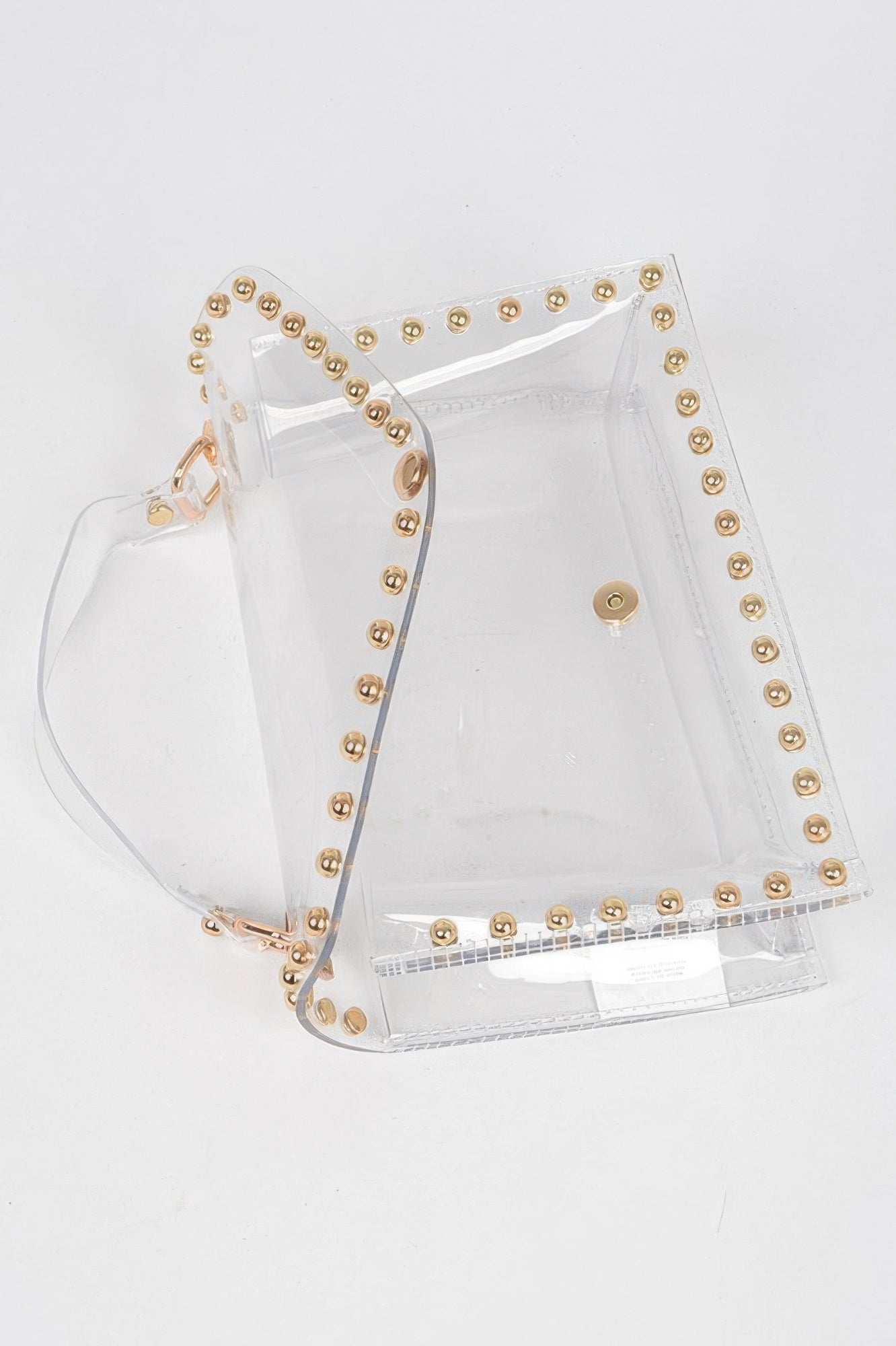 Round Stud Clear Bag - It's a Girly Place