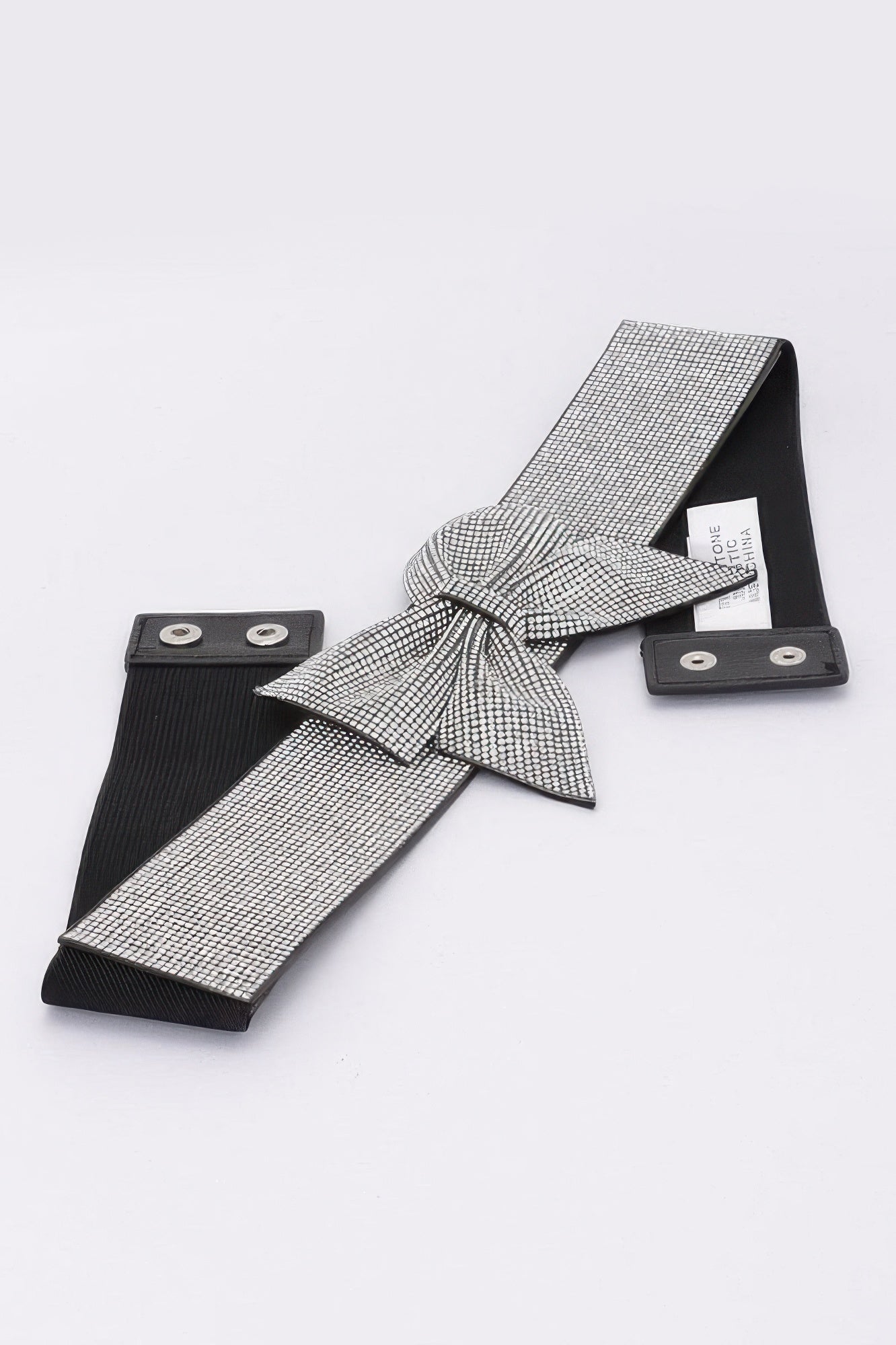 Rhinestone Ribbon Elastic Belt - It's a Girly Place