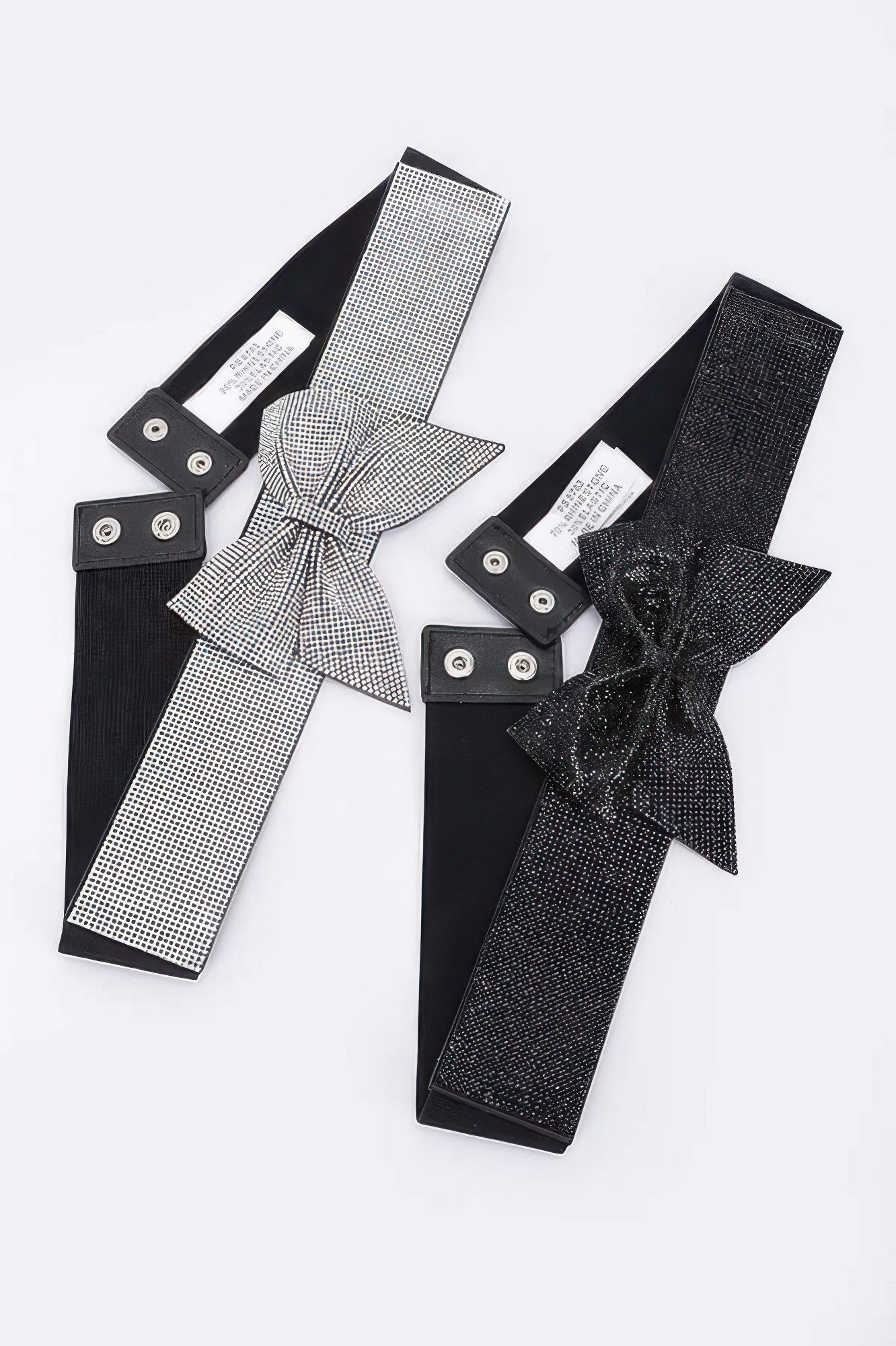 Rhinestone Ribbon Elastic Belt - It's a Girly Place