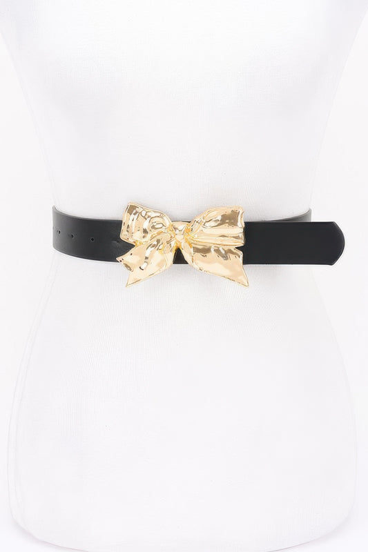 Metal Ribbon Buckle Belt - It's a Girly Place