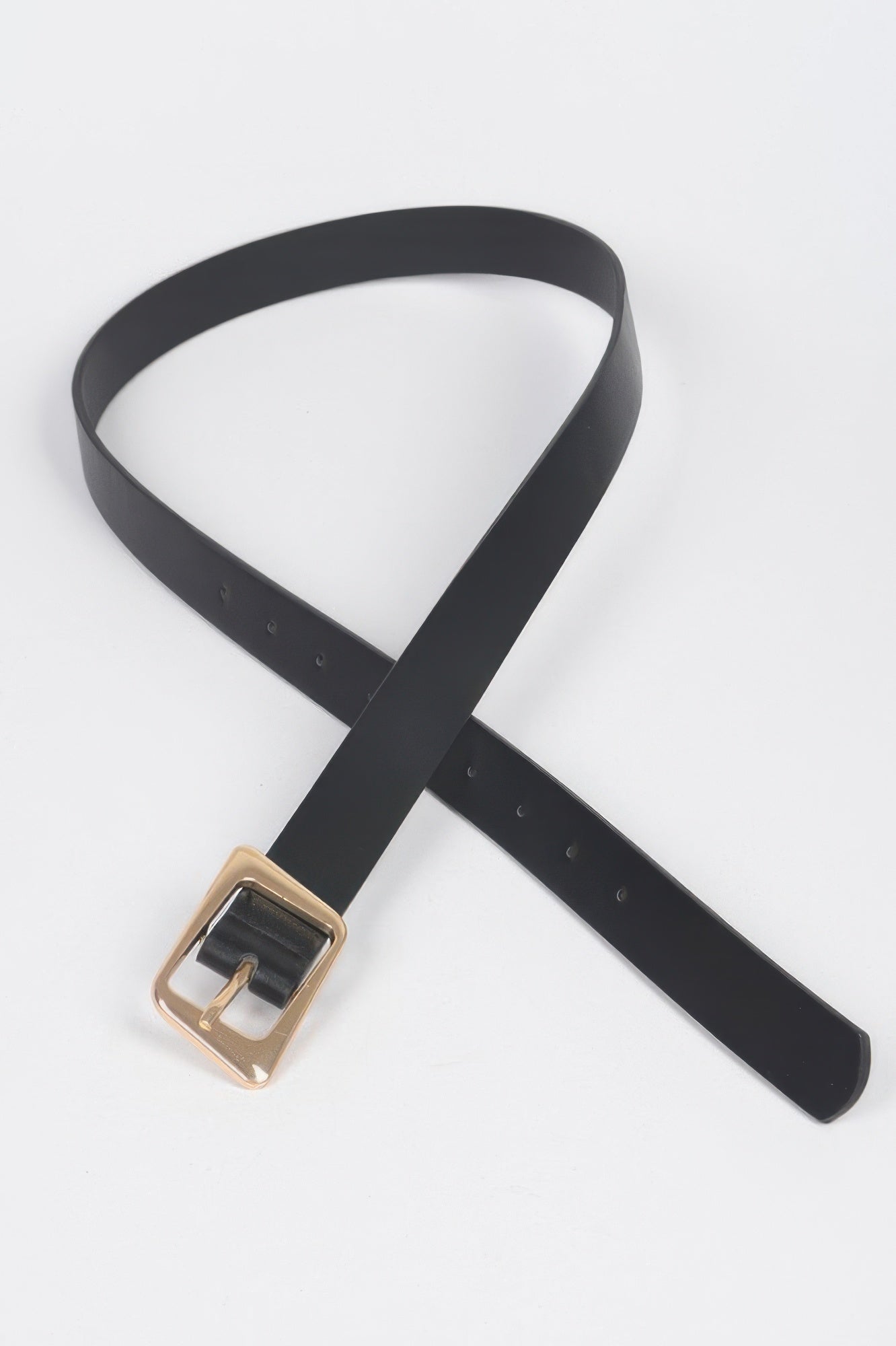 Faux Leather Metal Buckle Belt - It's a Girly Place