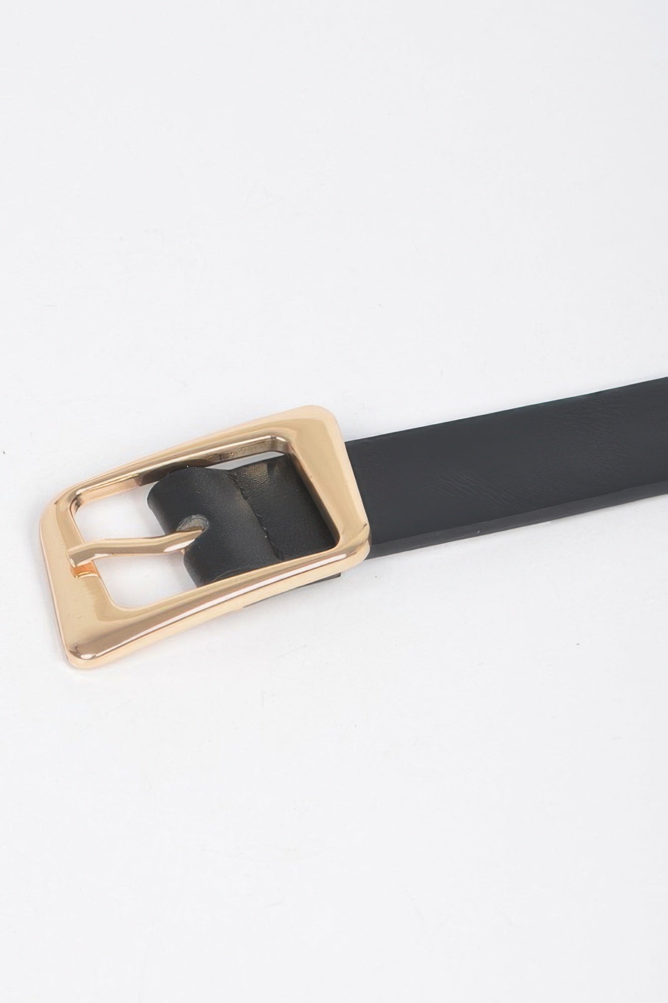 Faux Leather Metal Buckle Belt - It's a Girly Place