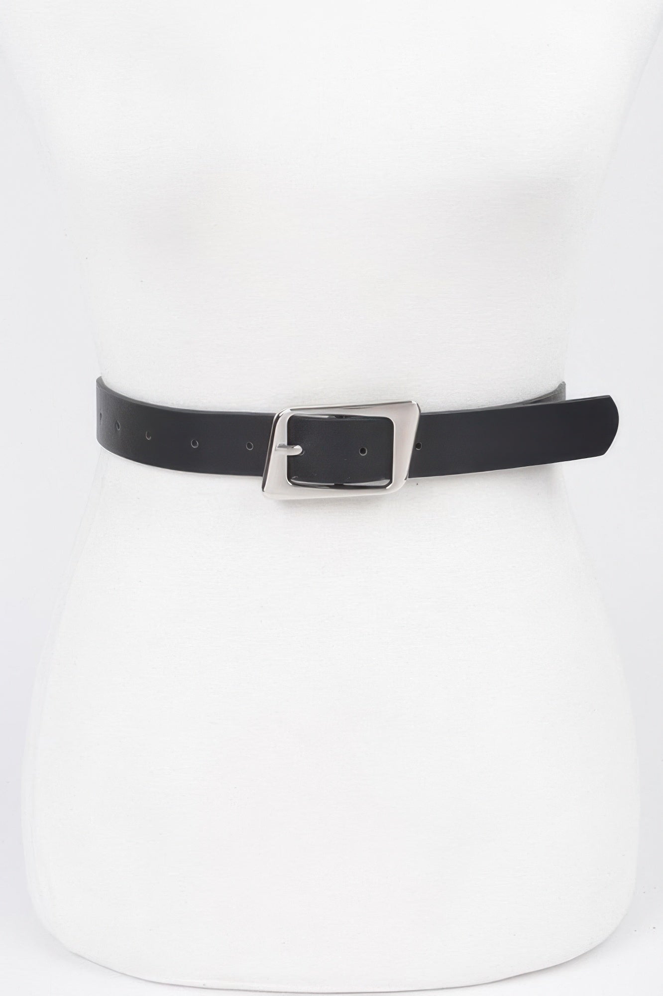 Faux Leather Metal Buckle Belt - It's a Girly Place