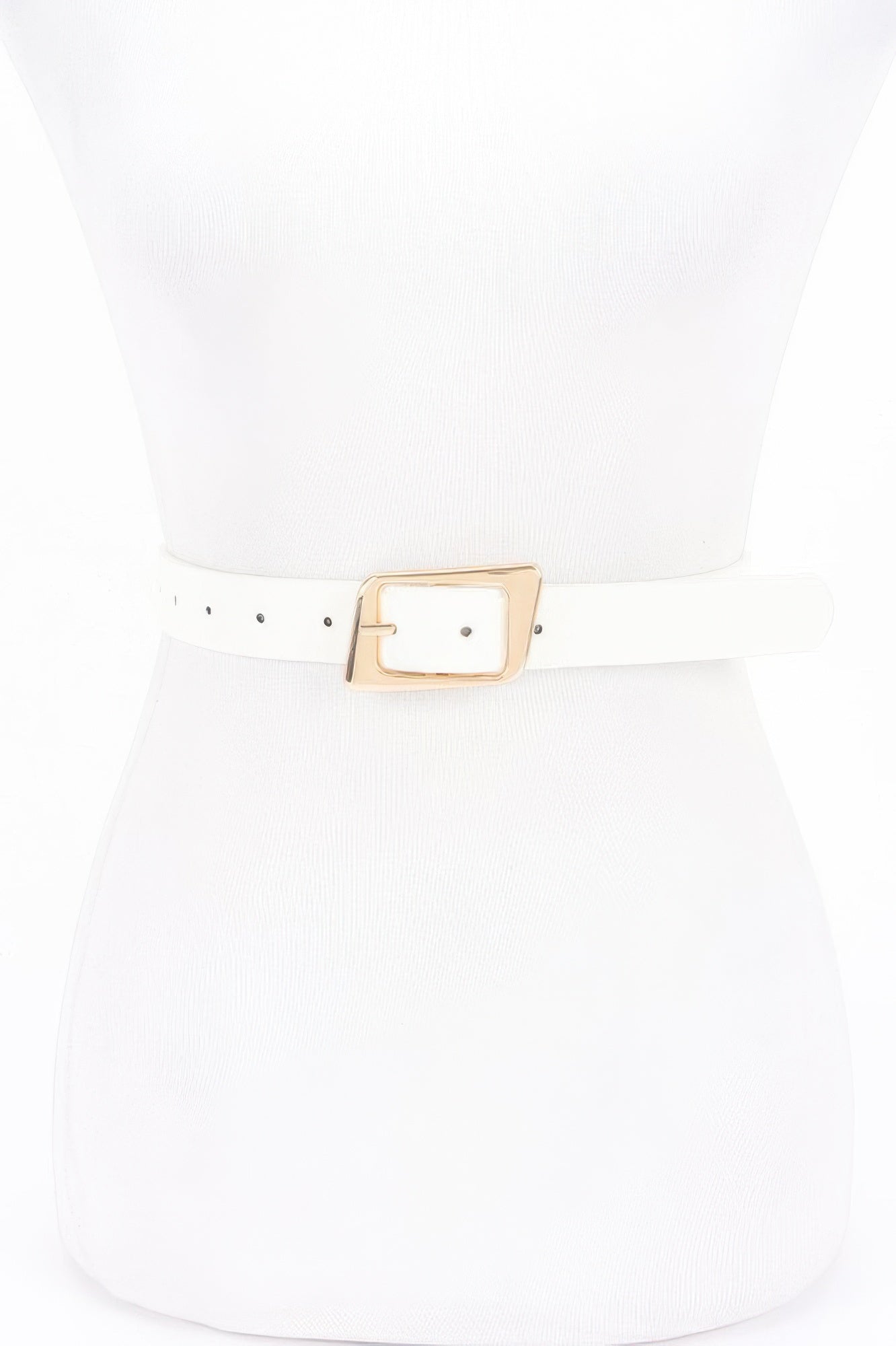 Faux Leather Metal Buckle Belt - It's a Girly Place