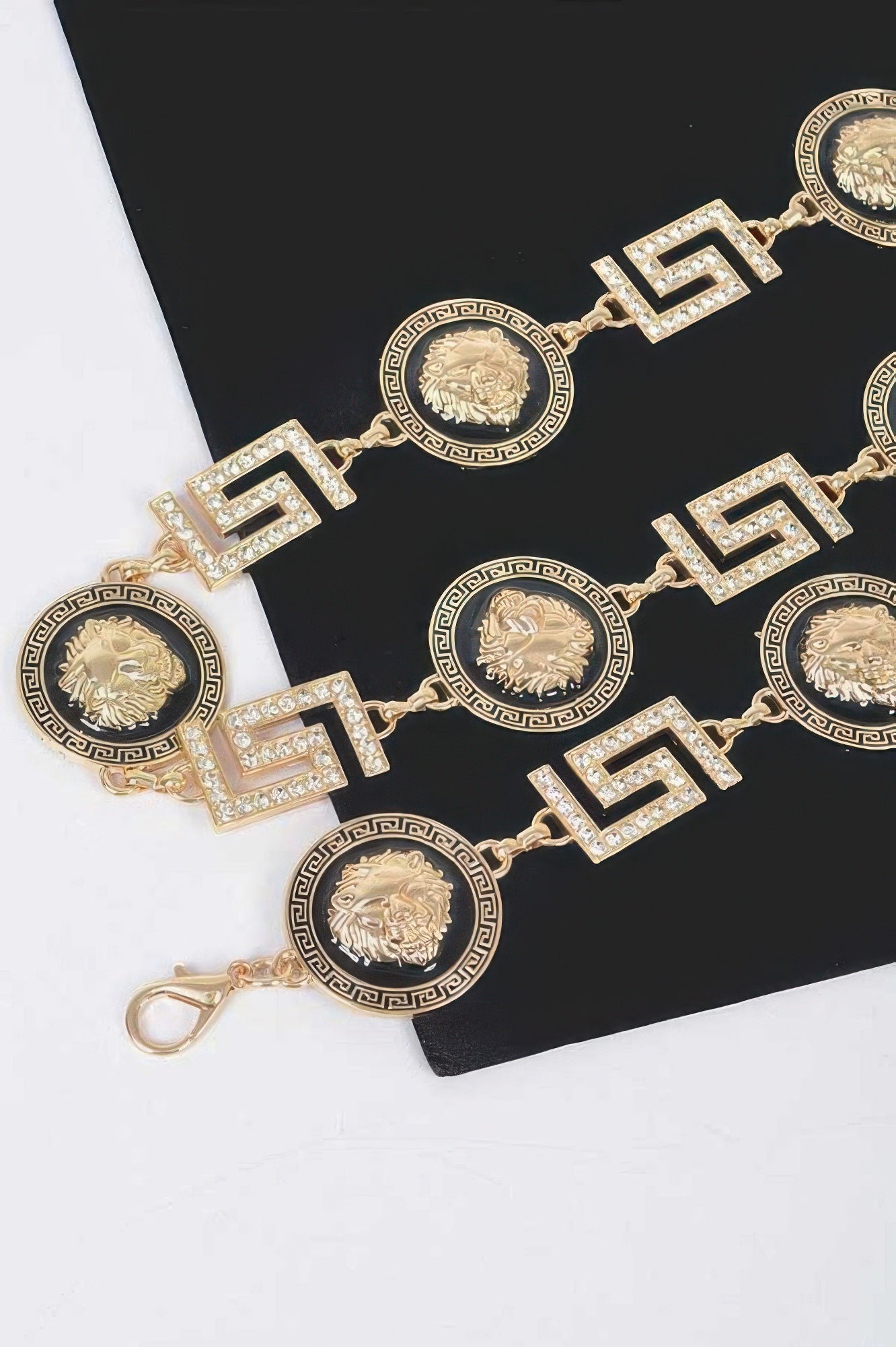 Metal Rhinestone Chain Belt - It's a Girly Place