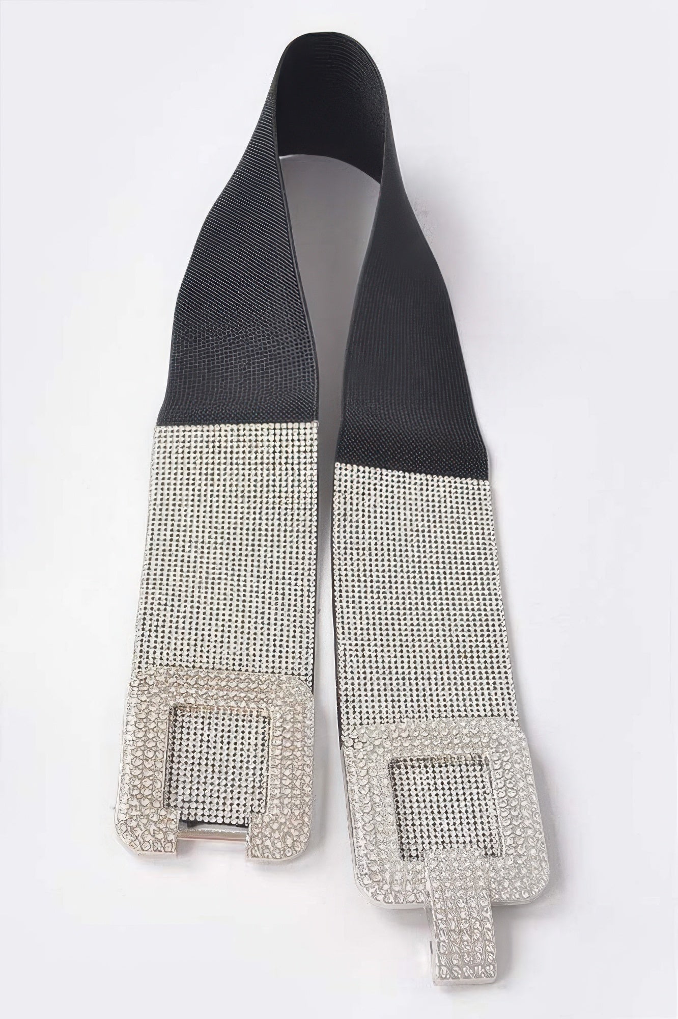 Rhinestone Buckle Elastic Belt - It's a Girly Place