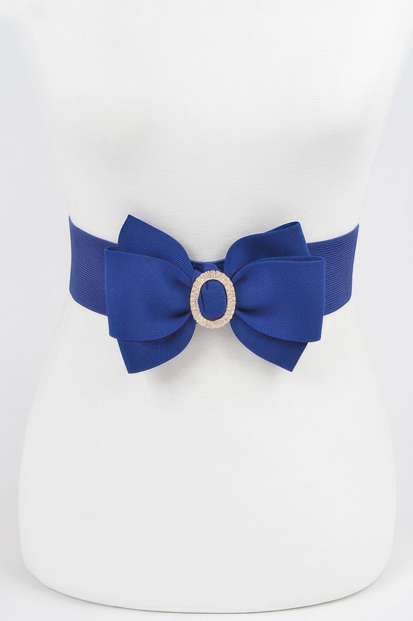 Rhinestone Bow Buckle Stretch Belt - It's a Girly Place