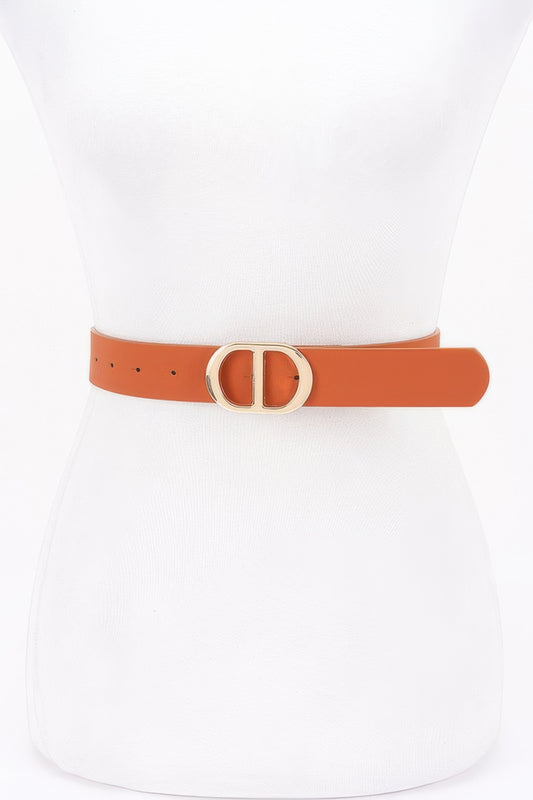 Metal Simple Buckle Belt - It's a Girly Place