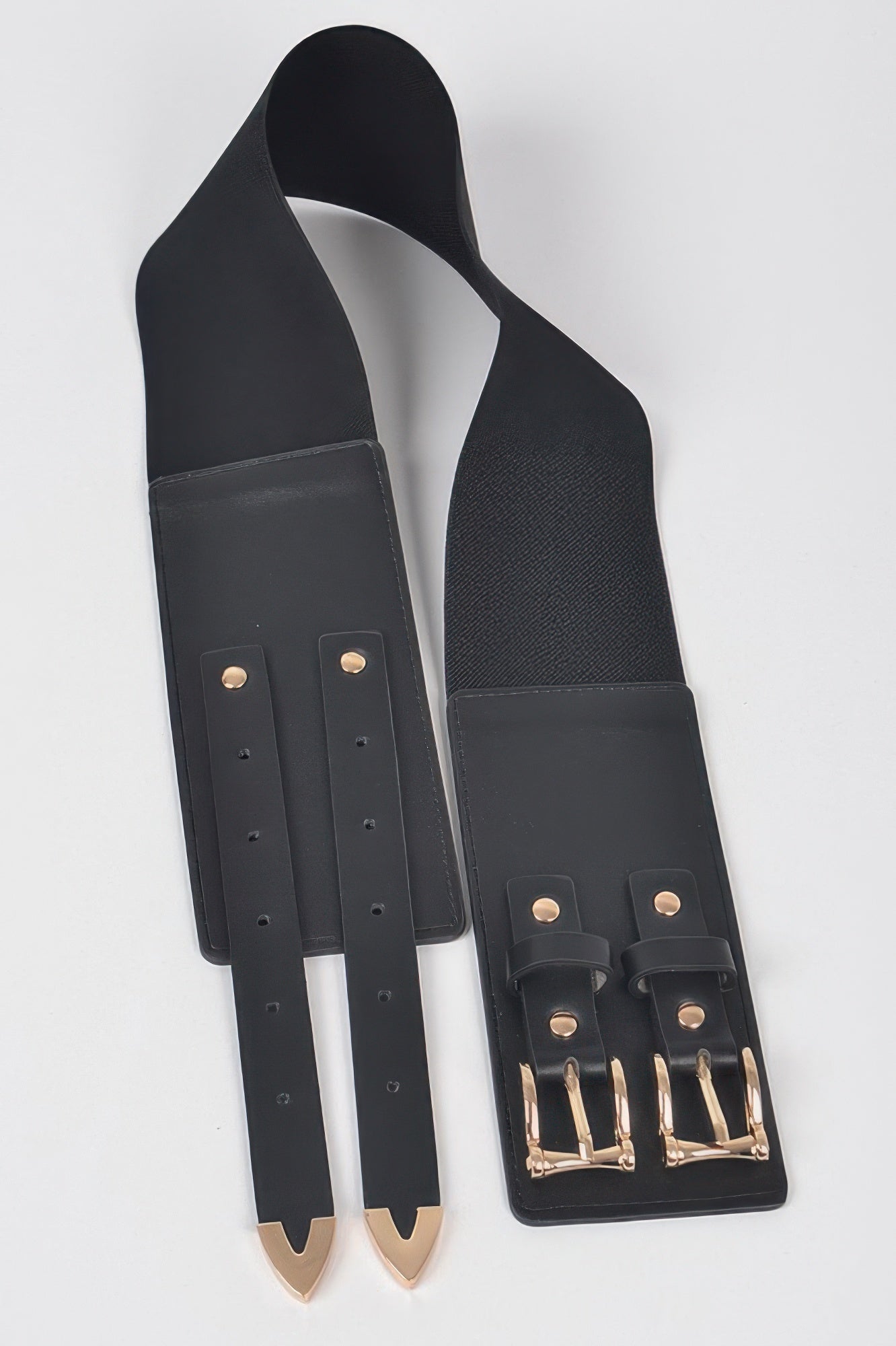 Corset Stretch Belt W Two Buckles - It's a Girly Place