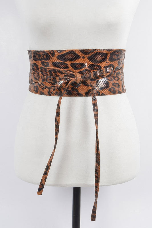 Faux Leo Kimono Belt - It's a Girly Place