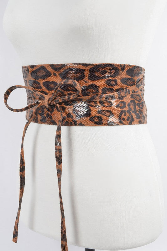 Faux Leo Kimono Belt - It's a Girly Place