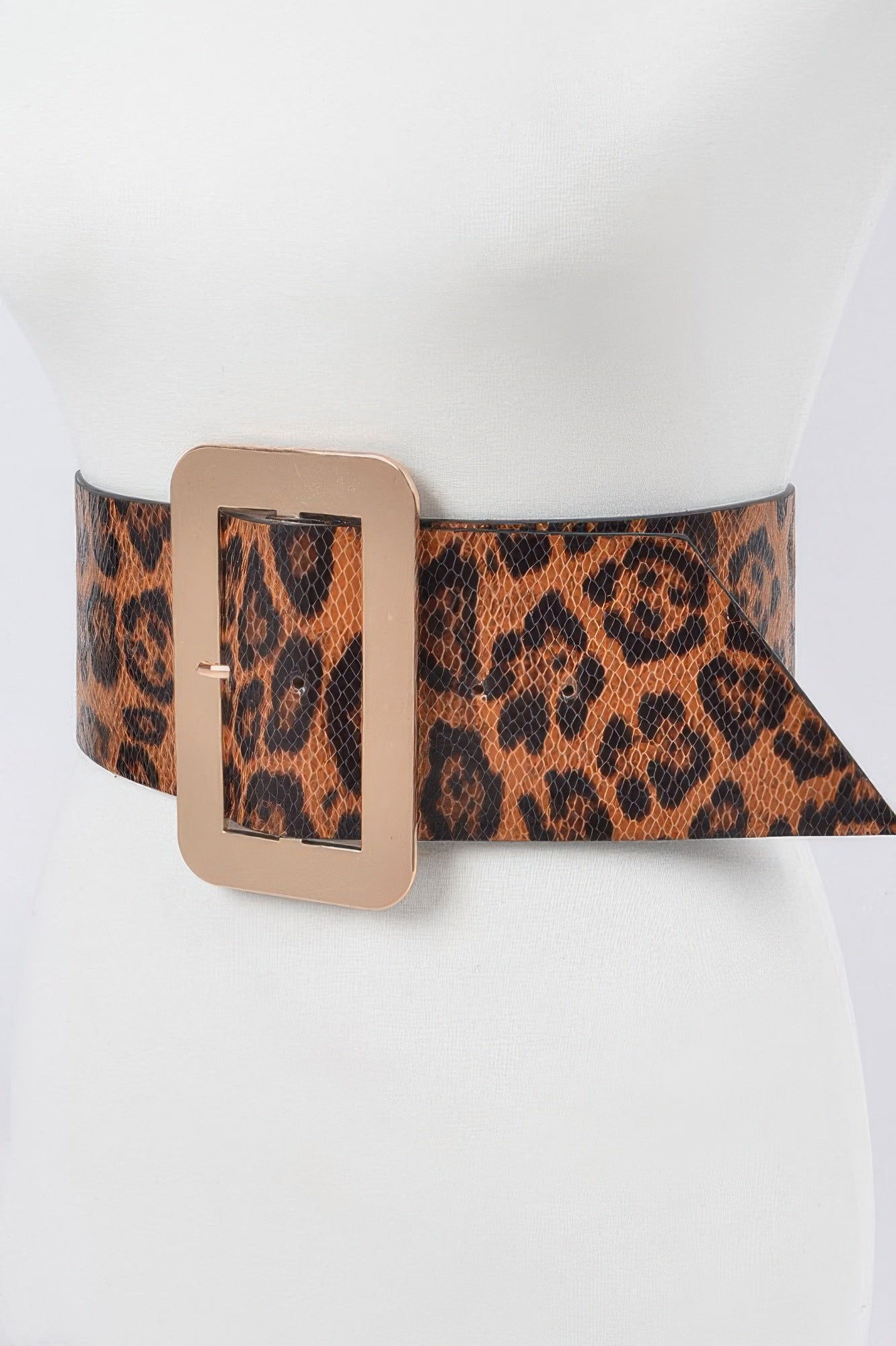 Leopard Big Buckle Belt - It's a Girly Place