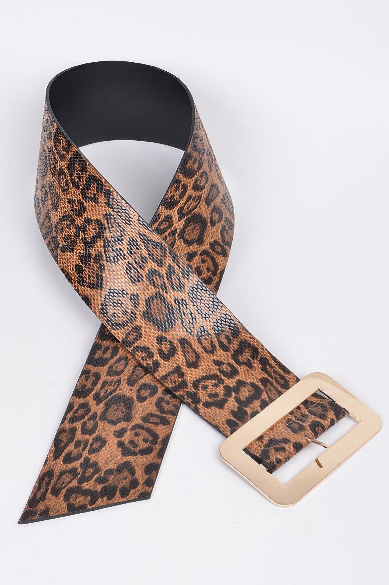 Leopard Big Buckle Belt - It's a Girly Place
