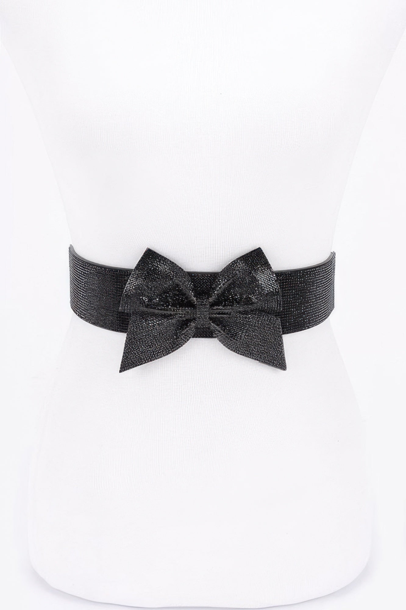 Rhinestone Ribbon Elastic Plus Size Belt - It's a Girly Place