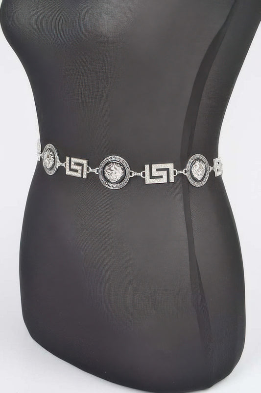 Metal Rhinestone Plus Size Chain Belt - It's a Girly Place