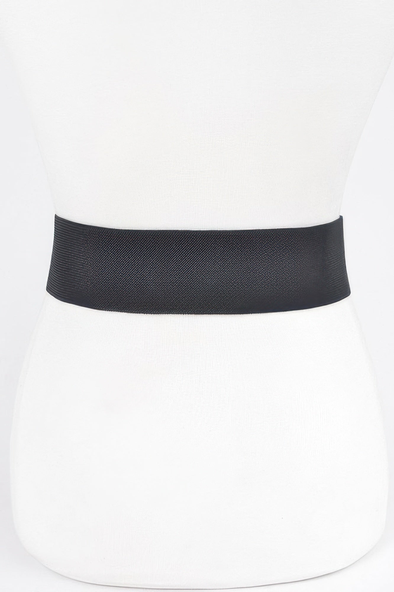 Rhinestone Buckle Plus Size Elastic Belt - It's a Girly Place